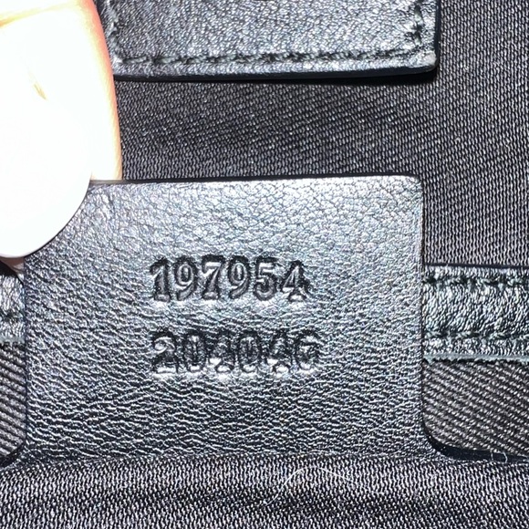 Gucci Grey/Black GG Crystal Canvas and Leather Joy Tote - Picture 13 of 15